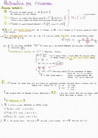 Formulario e appunti di matematica generale