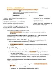Appunti di Linguistica generale