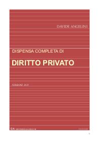 Dispensa completa di Diritto Privato - 2025