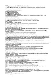 CLIL Esame finale