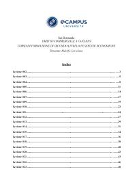 Paniere spiegato - Diritto Commerciale Avanzato - Prof. Ridolfo