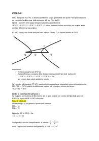 le coniche, matematica: l'iperbole