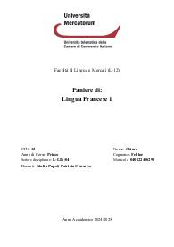PANIERE DELL'ESAME DI FRANCESE 1