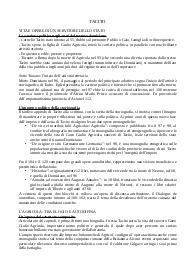 Riassunti latino Tacito e cristiani
