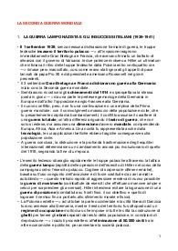 La Seconda Guerra Mondiale - Riassunto completo
