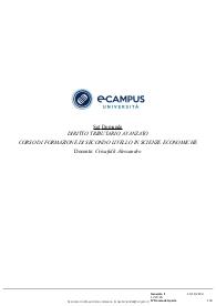 Paniere 2024 di DIRITTO O ACAMPU TRIBUTARIO AVANZATO, Prof CRISAFULLI, CORSO AFSE, ECAMPUS - Chiuse - AGGIORNA