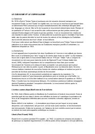 Riassunti Letteratura Francese: Le Dadaisme et le Surrealisme