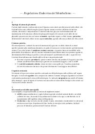 Regolazione Endocrina del Metabolismo
