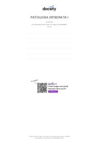 Patologia integrata I