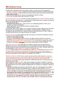 Rivoluzione russa - appunti di storia QUINTA SUPERIORE
