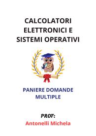 Paniere di CALCOLATORI ELETTRONICI E SISTEMI OPERATIVI, Antonelli Michela, 2025 - MULTIPLE