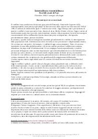 Riassunto Intercultura e nonviolenza - Genovese