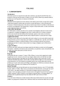 Appunti Esame di Maturità di Italiano