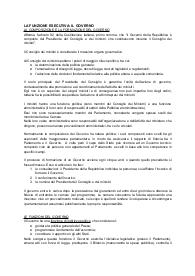 appunti sul Governo