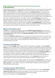 Appunti Illuminismo