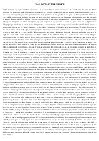 Appunti di Letteratura Italiana: Italo Svevo