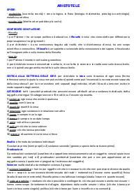 Appunti di Aristotele