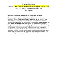PANIERE Psicologia dell’Educazione 1 24 CFU Prof.ssa Simoncelli