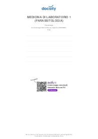 medicina di laboratorio 1 (terza parte)