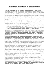 Appunti di Economia Politica (IRPEF)
