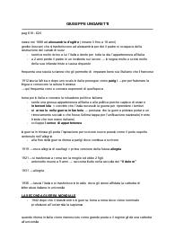 APPUNTI E RIASSUNTO GIUSEPPE UNGARETTI