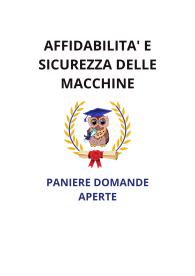 Paniere AFFIDABILITA' E SICUREZZA DELLE MACCHINE, 2025, Chiappini Gianluca - APERTE