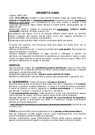 Ungaretti, Umberto Saba