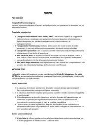 Appunti sugli anziani per indirizzo Socio-sanitario