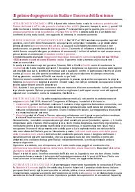 Primo dopoguerra in Italia e ascesa del Fascismo - appunti di storia QUINTA SUPERIORE
