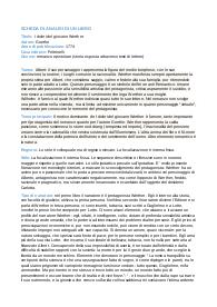 Scheda libro, I dolori del giovane Werther