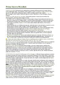 Prima Guerra Mondiale - appunti di storia QUINTA SUPERIORE