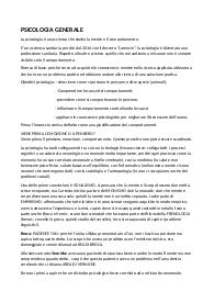 Psicologia Generale, Scienze del Servizio Sociale, Bari