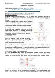 Citologia, istologia ed embriologia