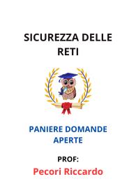 Paniere Verificato di SICUREZZA DELLE RETI, Pecori Riccardo, 2025 - RISPOSTE APERTE