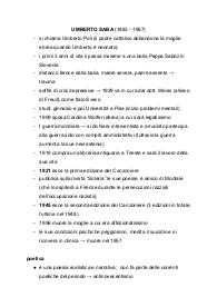 Appunti di Umberto Saba