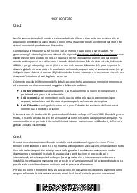 Fuori controllo. Antropologia