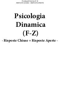 Psicologia Dinamica (F-Z) - Paniere eCampus