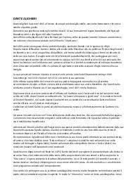 Dante Alighieri: Vita, Opere e Simbolismi nella Divina Commedia