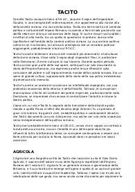 Tacito Appunti 5a Liceo Classico