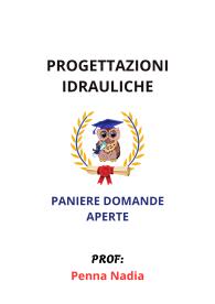 Paniere Verificato di PROGETTAZIONI IDRAULICHE, Penna Nadia, 2025 - RISPOSTE APERTE
