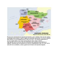Resumen-La Hispania Romana