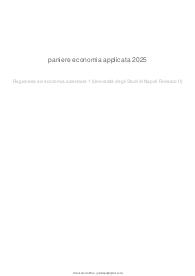 Paniere set di domande economia applicata 2025