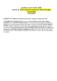 PANIERE NUOVO RISOLTO 2025 Storia Innovazione e Sviluppo Tecnologico PEGASO