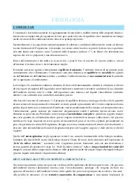 Appunti di fisiologia completi di tutti gli argomenti