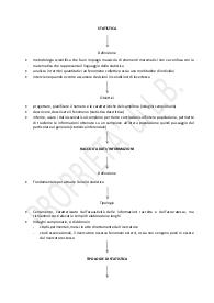 Statistica di Base, prof. M. Di Marzio: appunti completi con teoria, formule e grafici (CLEM)