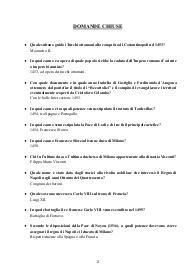 Paniere completo di STORIA MODERNA, filologia moderna, prof. Gorla, E-campus, Panieri di Storia Moderna