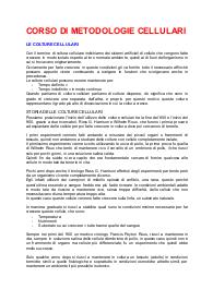 Metodologie Cellulari