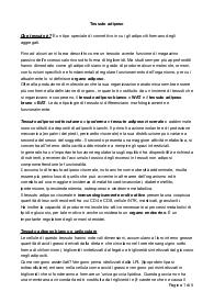 Riassunto capitolo 19 Monesi - Istologia (Tessuto adiposo)