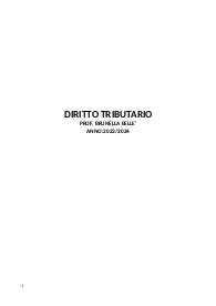 sbobine diritto tributario
