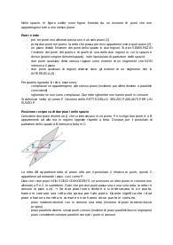 matematica: geometria euclidea nello spazio, definizioni e teoremi, volumi e aree